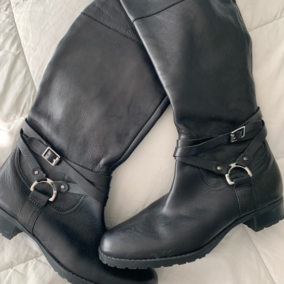 Lauren Ralph Lauren Shoes - Ralph Lauren Black Riding Boots- Sonya size 7.5